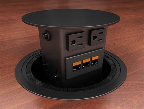 electrical box settee|table and power boxes.